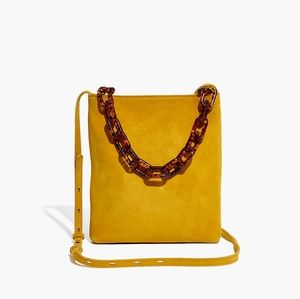 Madewell The Slim Brooklyn Crossbody Bag in Suede: Chain Handle Edition